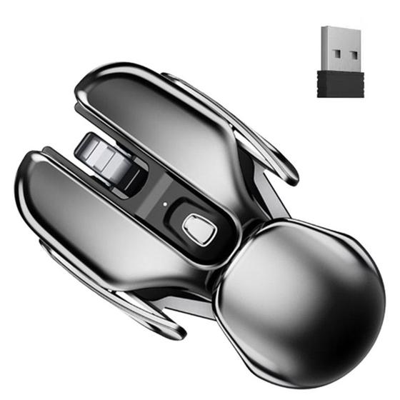 Imagem de Mouse de Ferro Recarregável 1600 Dpi - Optoeletrônico