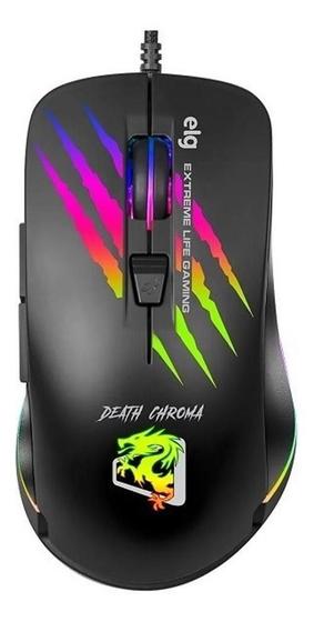 Imagem de Mouse Death Chroma - Gamer - 4800Dpi - Elg - Preto