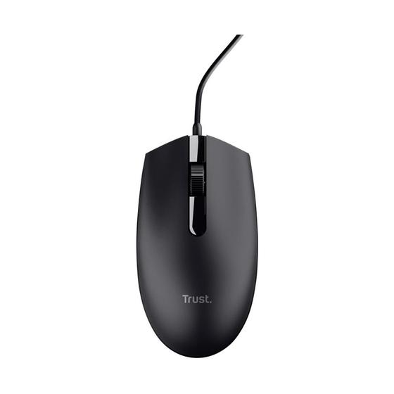 Imagem de Mouse Eco Trust TM-101, USB, Ambidestro, Preto - 25295