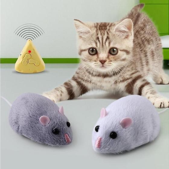 Imagem de Mouse Elétrico Simulado com Pegadinhas (Roxo Claro)