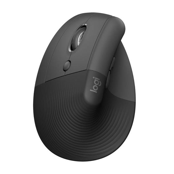 Imagem de Mouse Ergonômico sem Fio Logitech Lift Left - para Canhotos - 4000 DPI - 6 Botões - 910-006467