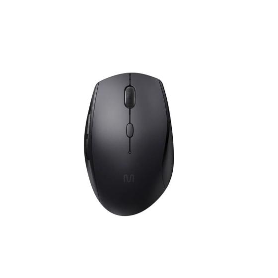 Imagem de Mouse Ergonômico Sem Fio MS400 Plug&Play Receptor 2.4Ghz DPI Ajustável 6 Botões Pilha AA Multilaser MO381