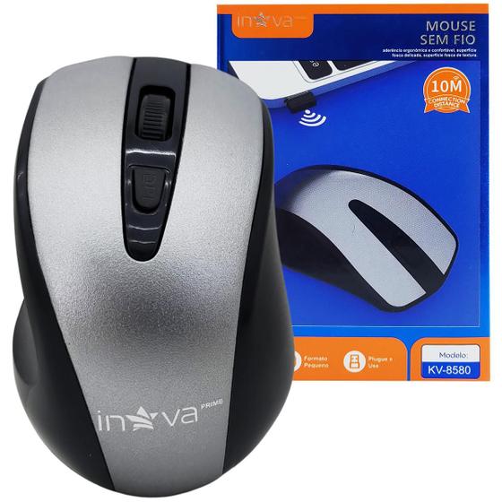 Imagem de Mouse Ergonômico sem Fio Portátil Bluetooth para Trabalho Original Inova 