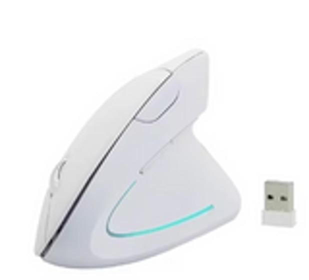 Imagem de Mouse Ergonômico Vertical Sem Fio, 2.4G, USB Óptico