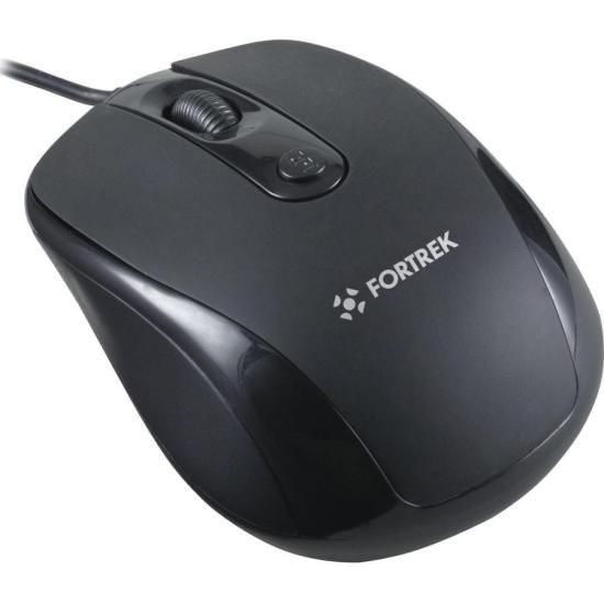 Mouse Fortrek OM103BK USB 2400 Dpi Preto Menor preço em Mouse Fortrek OM103BK USB 2400 Dpi Preto