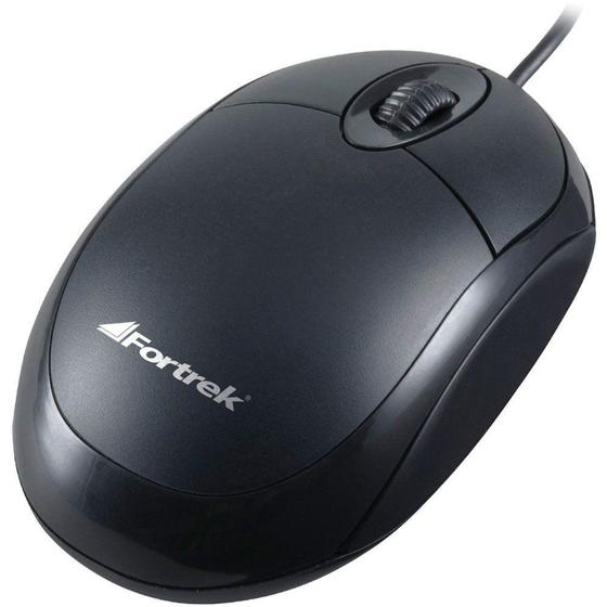 Imagem de Mouse Fortrek OML-101 Preto 800DPI - 62845