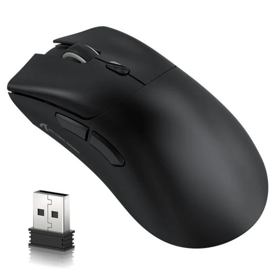 Imagem de Mouse Gamer Attack Shark Bluetooth R1, 18000 DPI, Preto