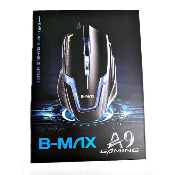 Imagem de Mouse Gamer B-Max Profissional 3200 Dpi 6 Botões A9 Gaming