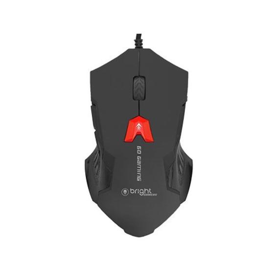 Imagem de Mouse Gamer C/ Fio 400/800/1600/2400dpi Preto Bright