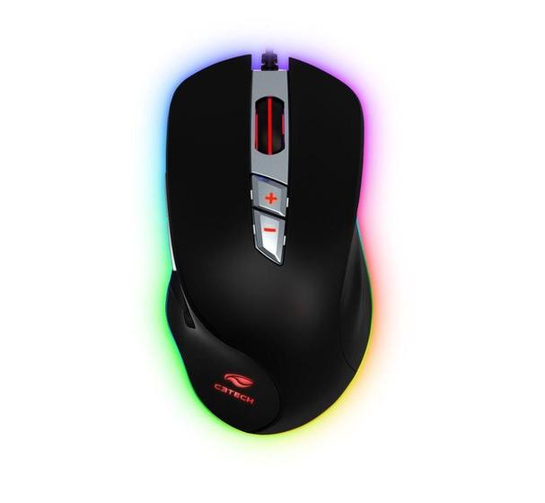 Imagem de Mouse Gamer C3Tech Bellied, Dpi 7000, Macro, Rgb - Mg-700Bk