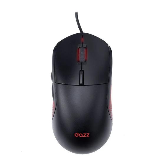 Imagem de Mouse Gamer Dazz Genesis, 3600 DPI, 5 Botões, RGB, Preto - 