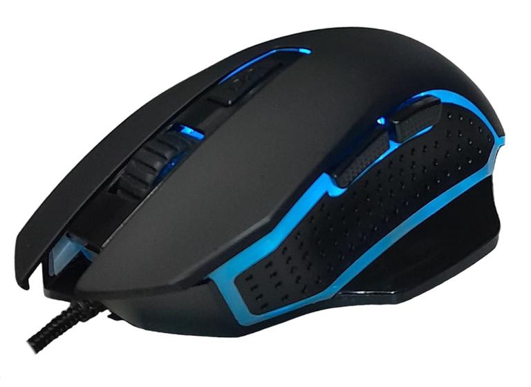 Imagem de Mouse Gamer Ergonômico 6 Botões Resolução 4800dpi Led RGB Computador Pc Notebook Usb