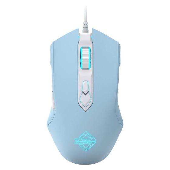 Imagem de Mouse Gamer FIRSTBLOOD ONLY GAME AJ52 Watcher RGB - Iluminação Azul