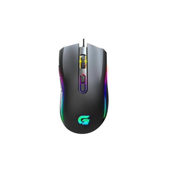 Imagem de Mouse Gamer Fortrek Black Hawk RGB USB 7200 DPI Switch Huano 1,5m - Preto