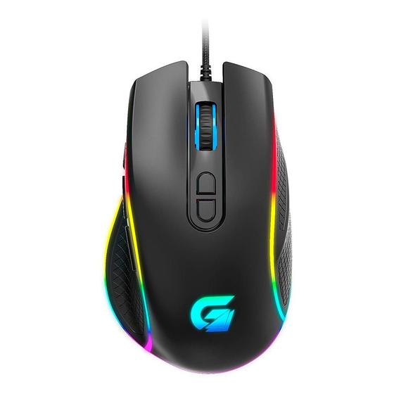 Mouse Gamer Fortrek Cruiser New Edition, RGB, 12000 DPI, 7 Botões, Preto - 77245 Imagem de Mouse Gamer Fortrek Cruiser New Edition, RGB, 12000 DPI, 7 Botões, Preto - 77245