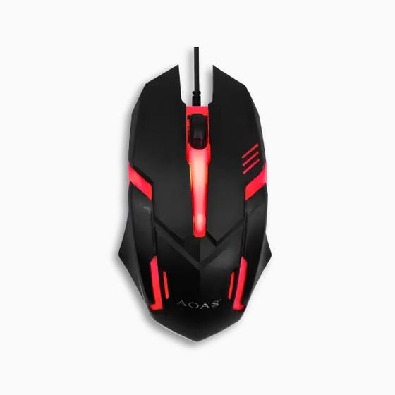 Imagem de Mouse Gamer Glow RGB USB LED V02