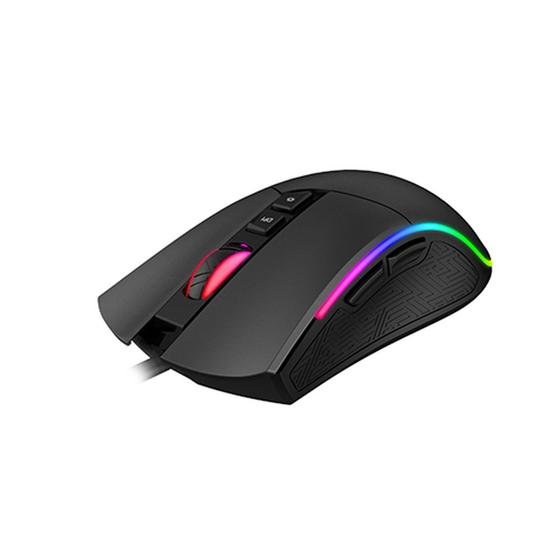 Mouse Gamer Havit MS1001 RGB 4800 DPI 7 Botões Sensor Pixart PAW3212 ...