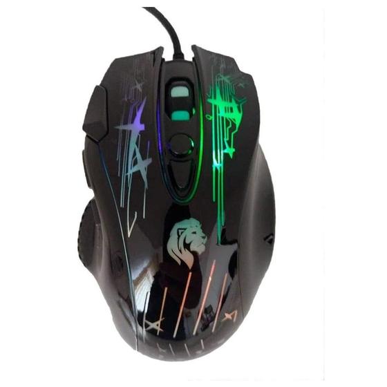 Imagem de Mouse Gamer Hayom MU2905 DPI 8 Botões Preto C/ LED Hayom