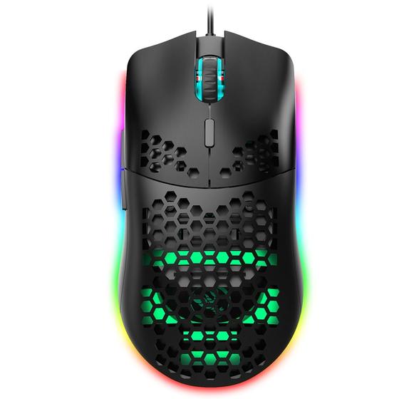 Imagem de Mouse Gamer HXSJ J900 RGB com Fio - 6 Botões Programáveis