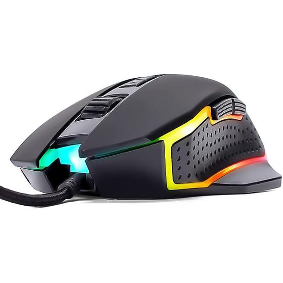 Mouse Gamer KNUP Anubis MU006 RGB, 7 Botões, 4800DPI Imagem de Mouse Gamer KNUP Anubis MU006 RGB, 7 Botões, 4800DPI