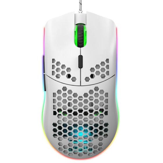 Imagem de Mouse Gamer Leve com Design Ergonômico - Conexão USB com Fio