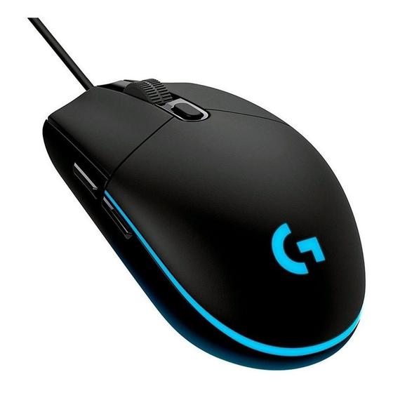 Imagem de Mouse Gamer Logitech G203 Lightsync 8000Dpi Preto 910-005790