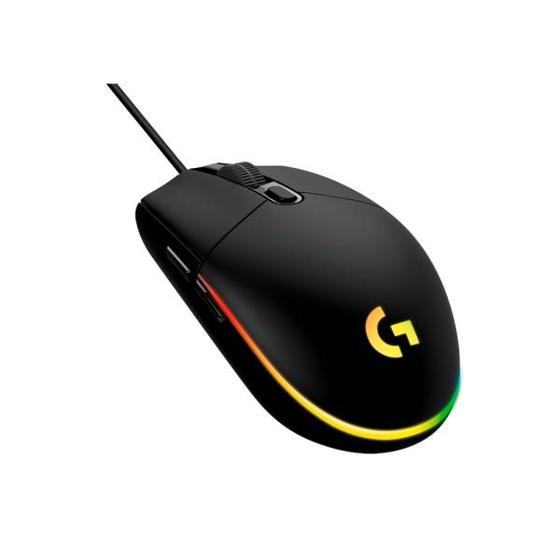 Mouse gamer logitech g203 lightsync rgb preto usb Imagem de Mouse gamer logitech g203 lightsync rgb preto usb