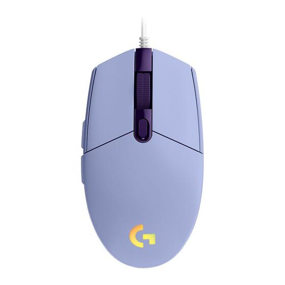 Logitech Roxo Mouse Mouse Gamer Logitech G203 Lightsync RGB - Roxo - Mouse Gamer - Magazine ...