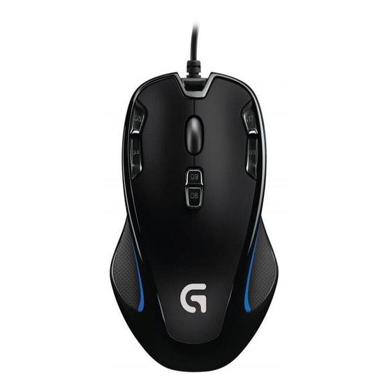 Mouse Gamer Logitech G300s Usb 2500dpi Preto E Azul Menor preço em Mouse Gamer Logitech G300s Usb 2500dpi Preto E Azul
