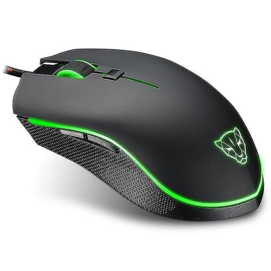 Imagem de Mouse Gamer Motospeed V40 - USB com Fio, 6 Botões, 4000 DPI, RGB