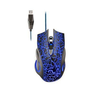 Imagem de Mouse gamer multilaser c/ seis botões azul  3200 dpi 