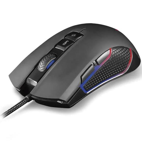 Mouse Gamer Multilaser Warrior Perseus RGB - MO275 Menor preço em Mouse Gamer Multilaser Warrior Perseus RGB - MO275