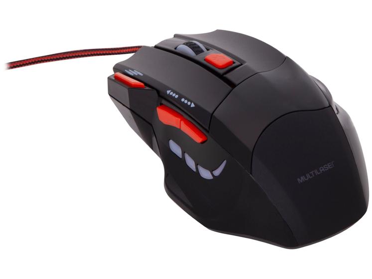 Imagem de Mouse Gamer Óptico 2400dpi Multilaser