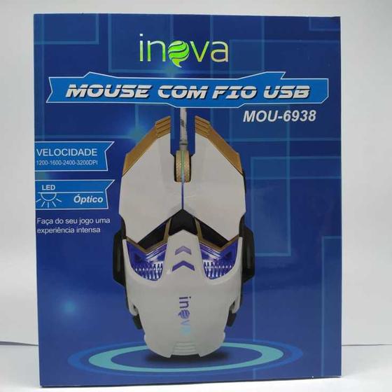 Mouse Óptico Led Mou-6938 Inova