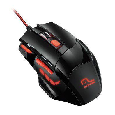 Mouse Gamer Óptico Multilaser Xgamer Fire Button USB,2400 DPI Preto /Vermelho - MO236 Menor preço em Mouse Gamer Óptico Multilaser Xgamer Fire Button USB,2400 DPI Preto /Vermelho - MO236
