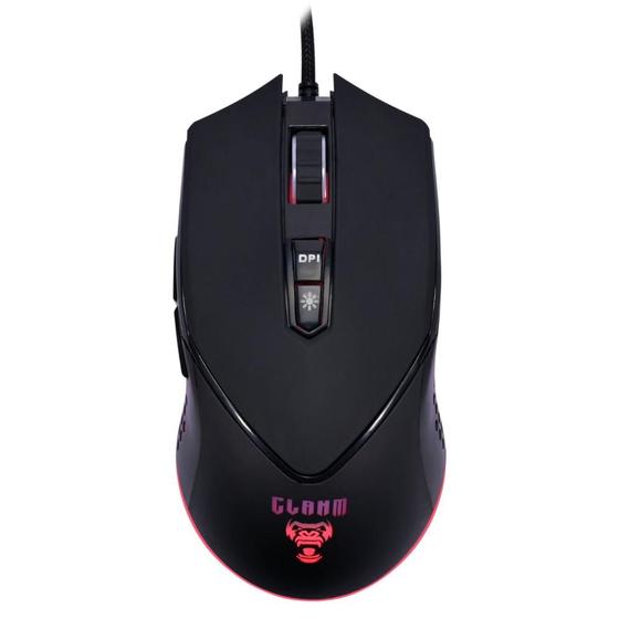 Imagem de Mouse Gamer Para Escritório Clanm 10000DPI Sensor Óptico Alta  Performance Cabo de 1,5m Botões Macro Com Iluminação Rgb