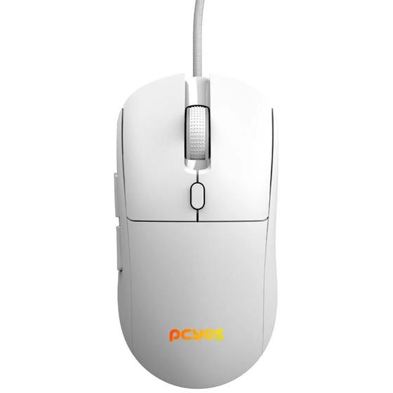 Imagem de Mouse Gamer PCYes Basaran White Ghost,RGB,12400 DPI,6 Botões