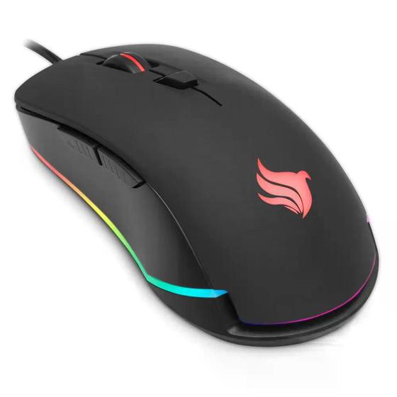 Mouse 10000 Dpis Preto Pgm-p501-rgb Pichau Informática