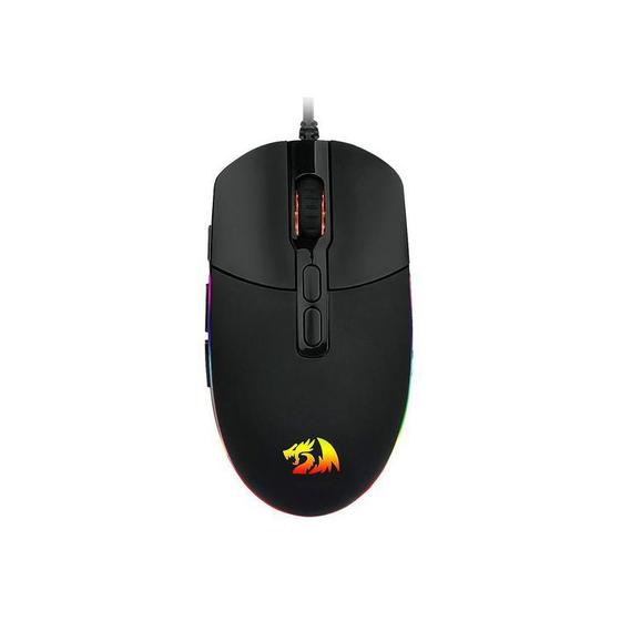 Imagem de Mouse Gamer Redragon Invader M719 USB RGB Preto - Mouse Óptico Profissional para Jogos com Iluminação RGB