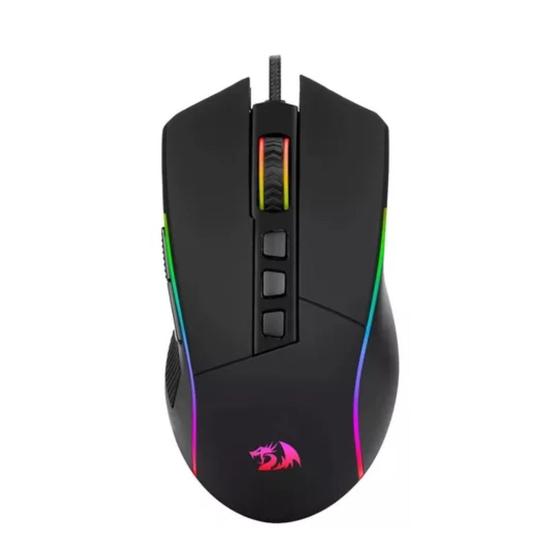 Imagem de Mouse Gamer Redragon Plank RGB 16000DPI 1000hz Preto