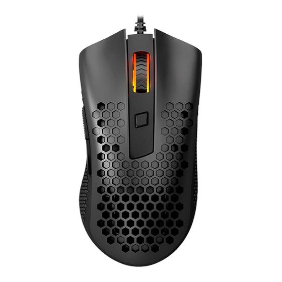 Imagem de Mouse gamer redragon storm basic m808-n 12400 dpi 6 botoes programaveis rgb preto