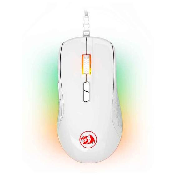 Imagem de Mouse Gamer Redragon Stormrage Branco 7 Botões M718W-RGB