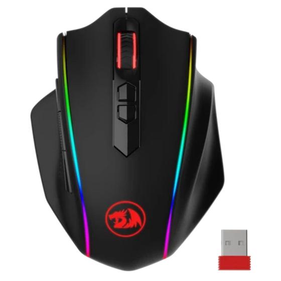 Imagem de Mouse Gamer Redragon Vampire Elite S/ Fio RGB 8 Botões 16000 DPI - M686RGB