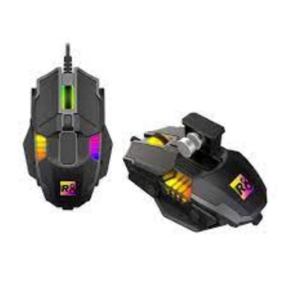 Imagem de Mouse Gamer Rgb 6 Botoes 3600 DPI Iron Bot - Letron