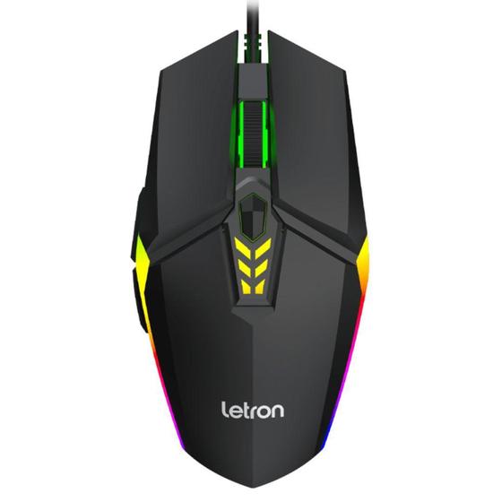 Imagem de Mouse Gamer Rgb 6 Botões 4 Switches 3600 F2Play - Letron