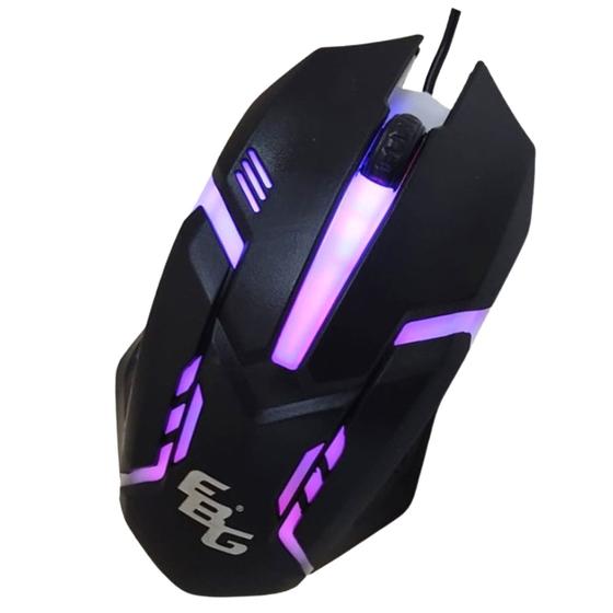 Imagem de Mouse Gamer RGB Com Luz ERGONÔMICO FBG-M02
