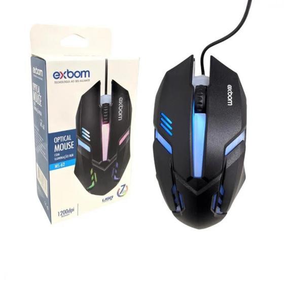 Imagem de Mouse Gamer RGB Iluminado Para PC e Notebook XBOM