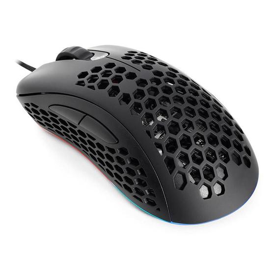 Mouse Gamer RGB Mancer Tauri 12000DPI 6 Botoes Preto Ultra Leve, MCR-TUR-BL01 Menor preço em Mouse Gamer RGB Mancer Tauri 12000DPI 6 Botoes Preto Ultra Leve, MCR-TUR-BL01