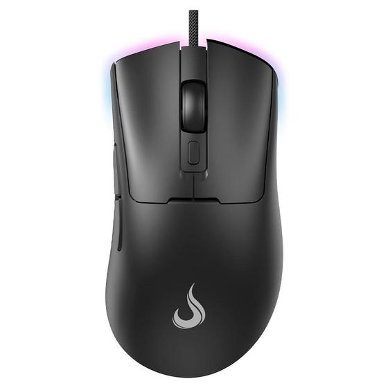 Imagem de Mouse Gamer Rise Mode G1 Pro Black RGB, 12000 DPI, 8 Botões, Preto - RM-MG-01-FB