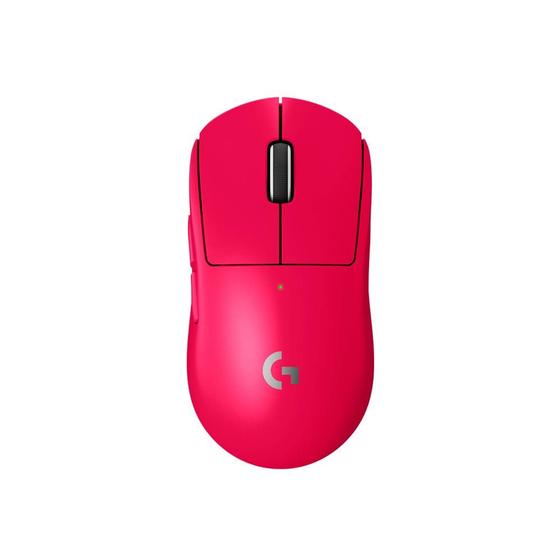 Imagem de Mouse Gamer Sem Fio Logitech G Pro X Superlight 2 USB Magenta - 910-006796
